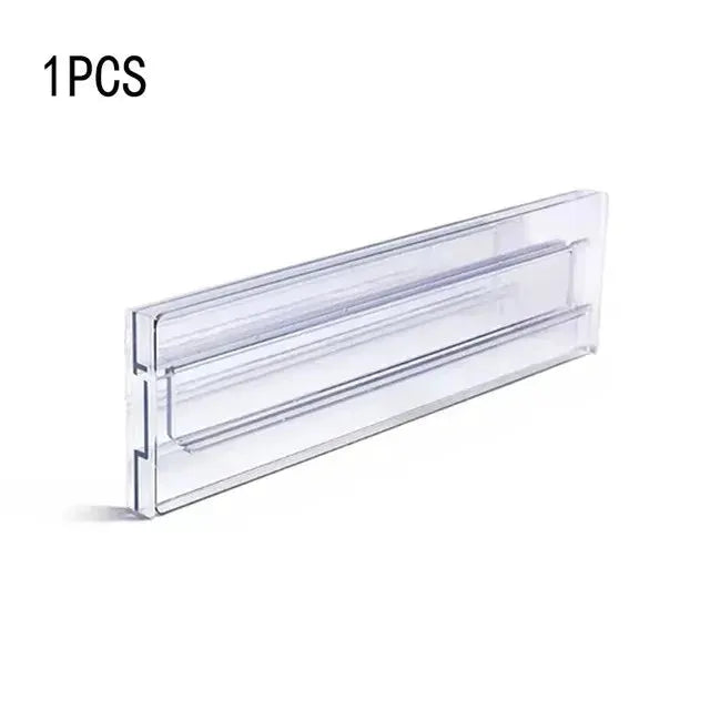 Clear plastic drawer divider from Simples Market, 1 piece expandable organizer
