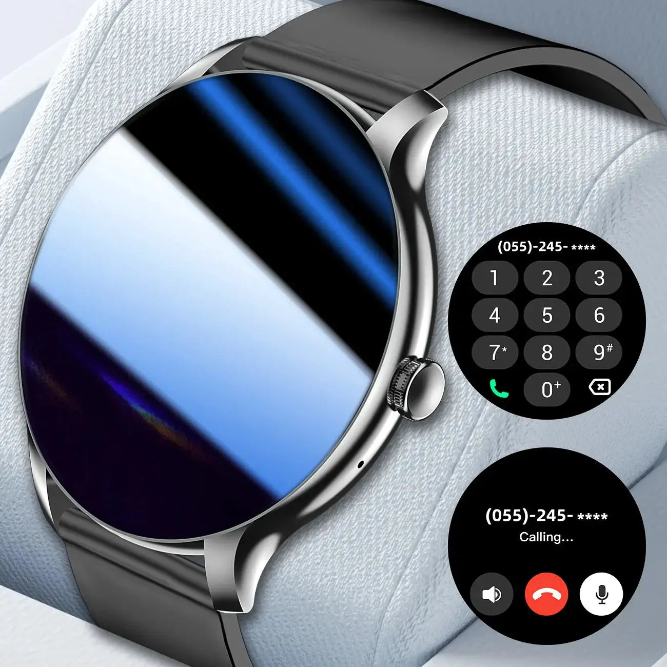 LAXASFIT 2026 Fashionable Mens Smartwatch With Wireless Calling And Digital Fitness Tracker For Android And iOS