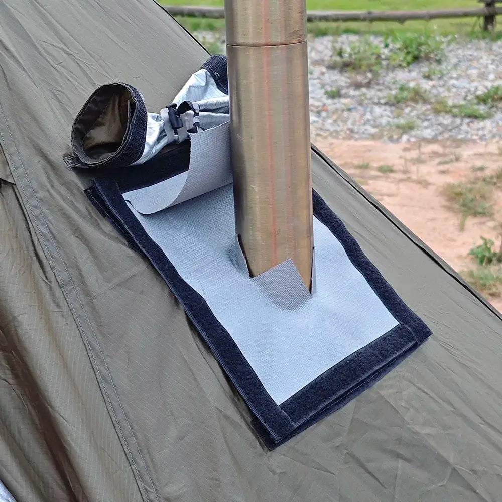 Hot Tent Stove Jack Fire Resistant AntiScald Ring For Stove Pipe Vent Protection For Teepee And Tipi Camping