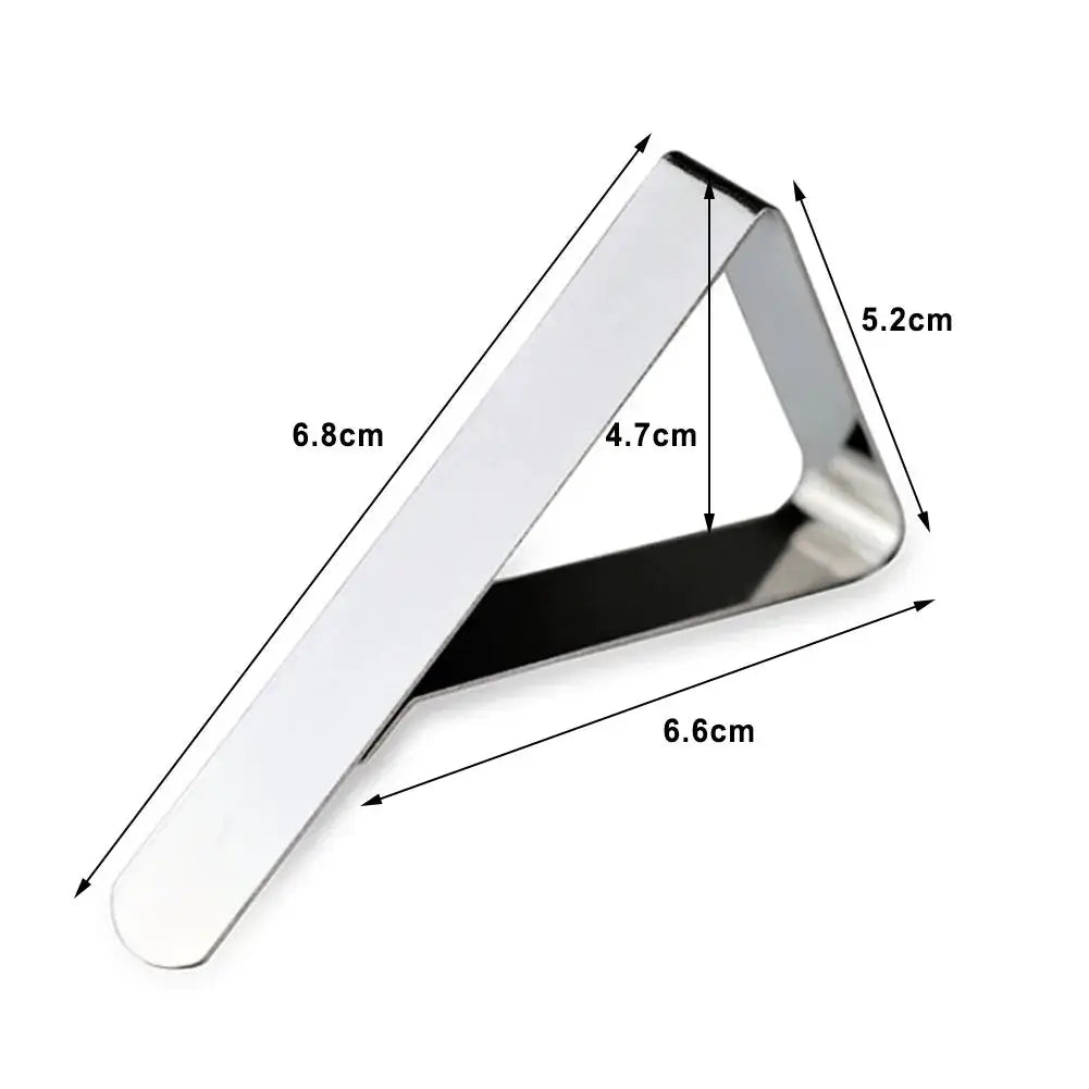 ClipEase 8 Pcs Stainless Steel Table Cloth Clips Keep Table Covers Secure On Windy Days