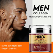 IronOak Men Retinol Firming Face Cream With Collagen For Brighter Tighter Skin Deep Moisturizing