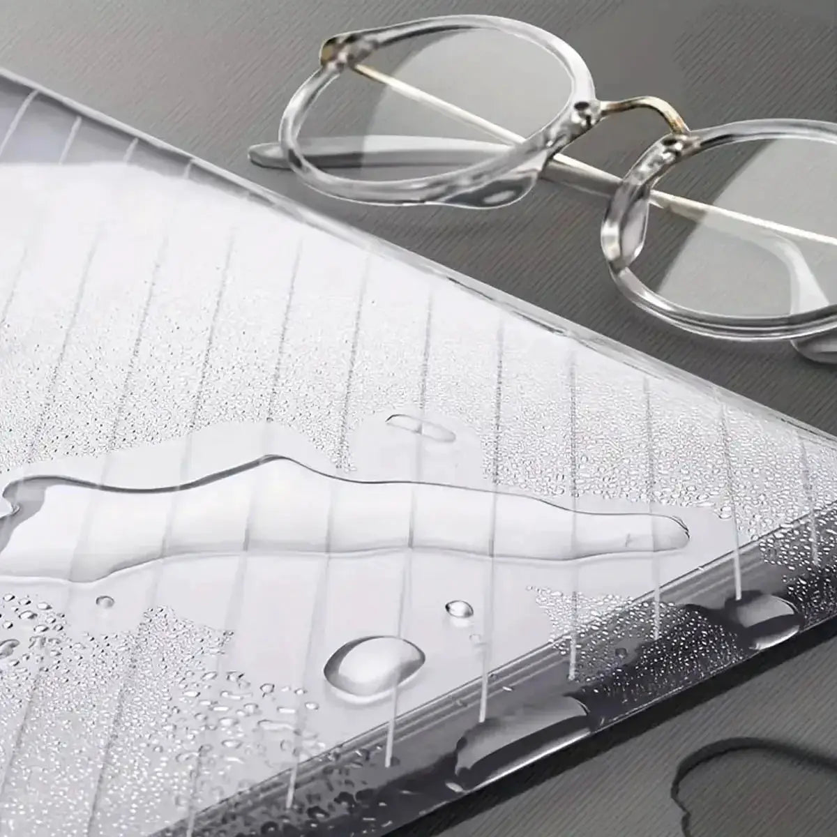 10 Pcs A4 Transparent File Bags For Documents And Stationery Storage Waterproof PP Plastic Folders