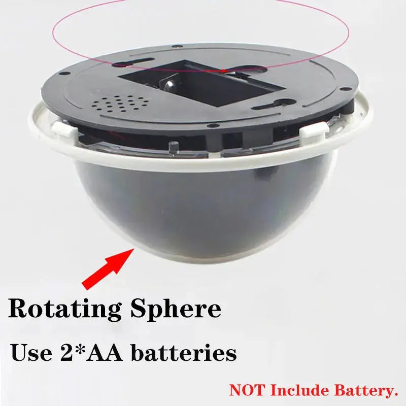 Simples Market fake outdoor dome camera, IP54 rainproof with CCTV warning sticker