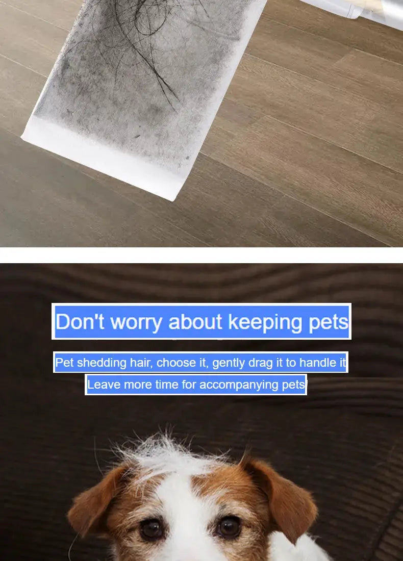 Simples Market electrostatic dust removal flat mop pad; white disposable ultra-fine fiber for dry and wet cleaning.