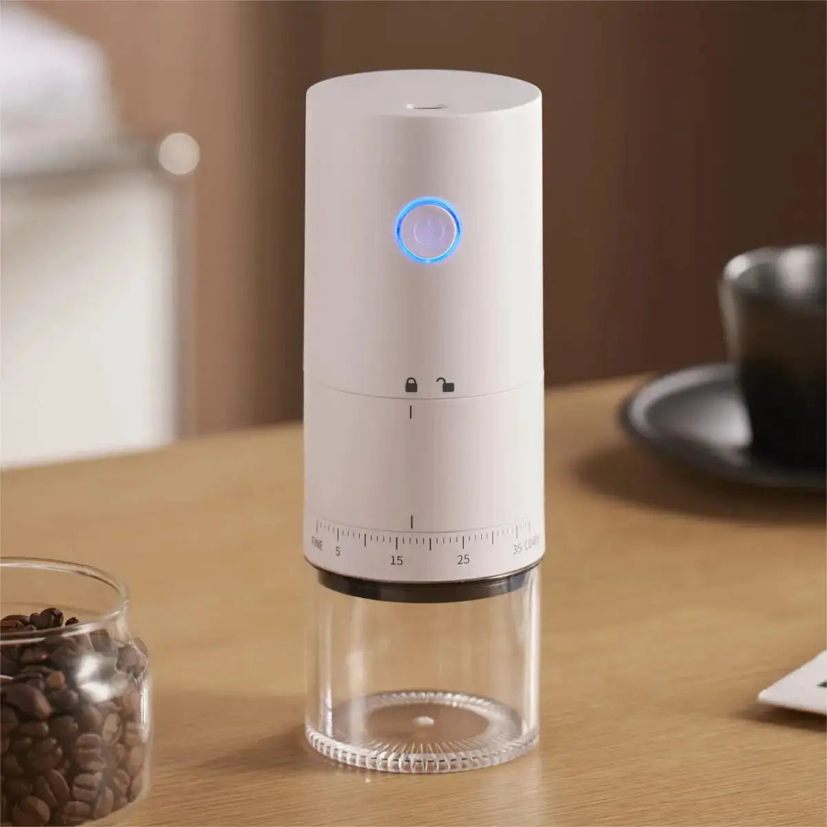 Portable USB Type C Coffee Grinder With Ceramic Grinding Core For Coffee Beans Electric Grinder Upgrade