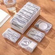 ProDesk Cable Organizer Storage Box Set Durable Plastic Office Cord Management And Device Accessory Organizer