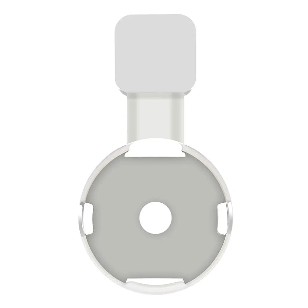 Simples Market Echo Dot 3rd Gen wall mount holder with cord management, white bracket