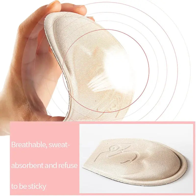 FootEase Forefoot Pad Half Insoles Non Slip Cushion For Pain Relief And Size Reduction In High Heels