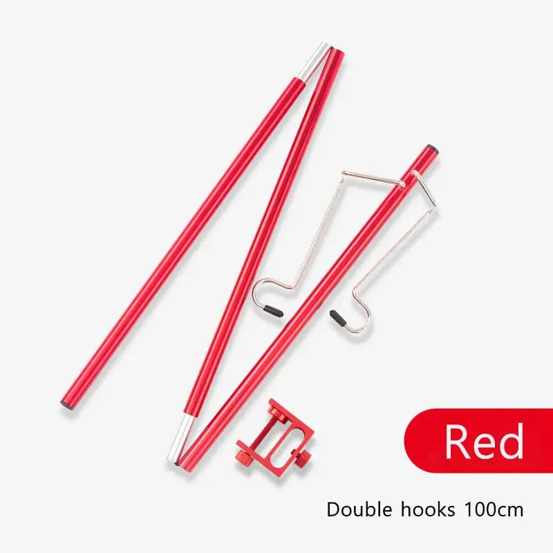 TARKA red outdoor detachable light hanger with direction and length adjustable 100 cm light stand