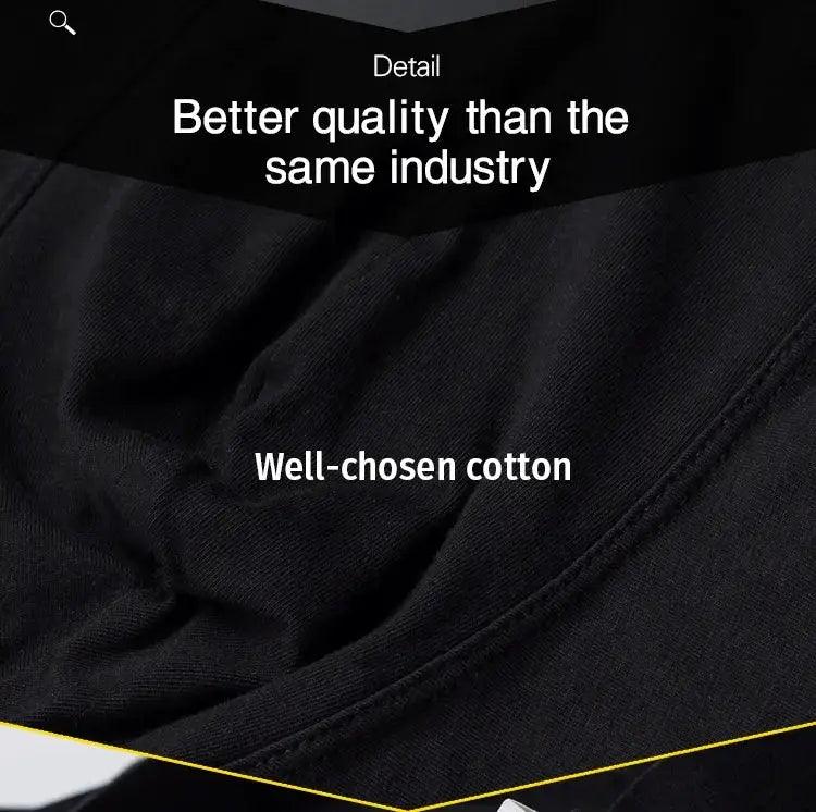 Simples Market men's black cotton boxer underwear with comfortable fit