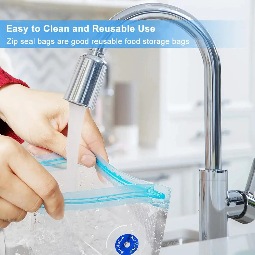 Reusable Food Vacuum Bags Set 10 Pieces Small And Large Sizes Vacuum Sealed Food Storage Bags For Freshness Preservation