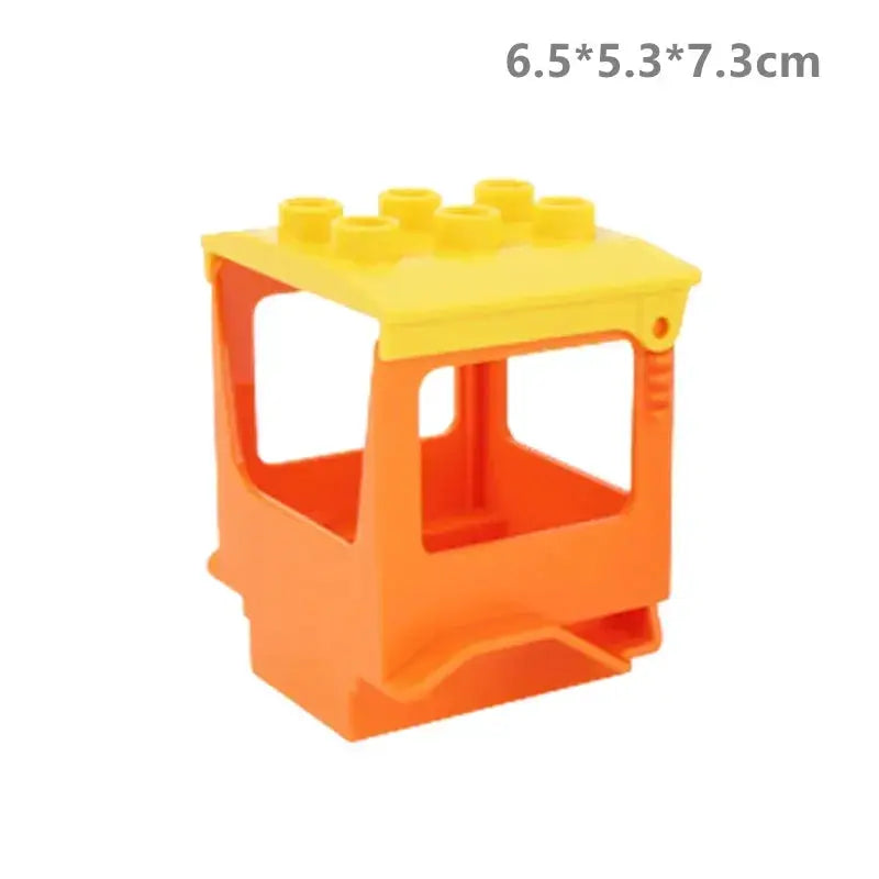 Big Building Blocks Compatible With Large Bricks Road Plates Car Parking Fuel Station Traffic Educational Toys For Kids