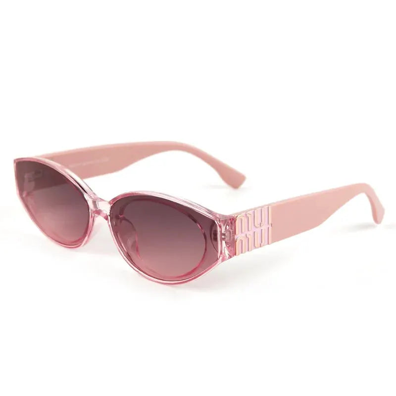 Glamour Oval Designer Sunglasses Unisex Luxury Shades With UV400 Protection And Durable Polycarbonate Frames