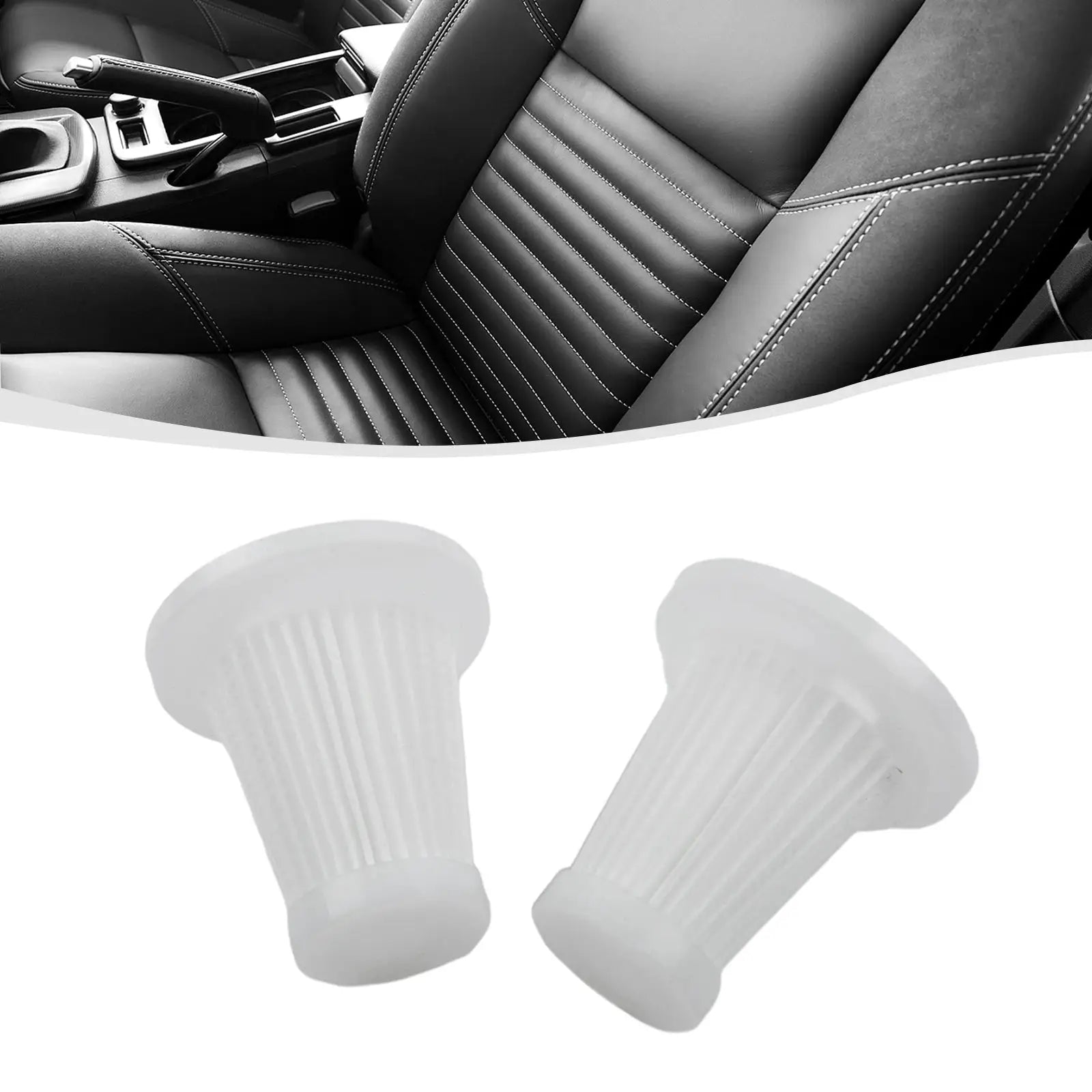 DAZZLEEX Reusable Washable Eco Friendly Vacuum Filter Replacements For Car And Handheld Vacuum Cleaners 2 3 5 10 20 Pcs