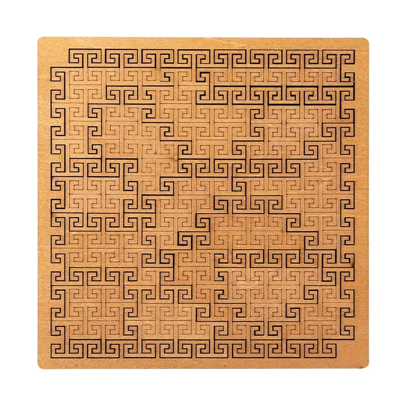 Impossible Wooden Puzzle For Adults Ten Level Eco Friendly Brain Teaser Jigsaw Tangram Board Game