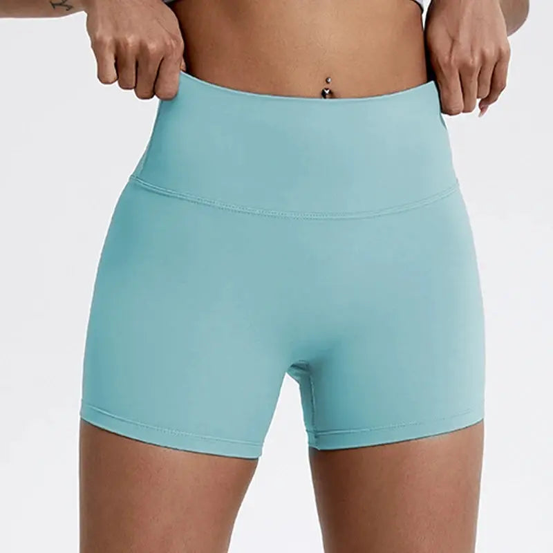 Hearuisavy Womens Running Shorts Compression High Waist Buttock Lift Leggings For Cycling Yoga Breathable Fitness Gear
