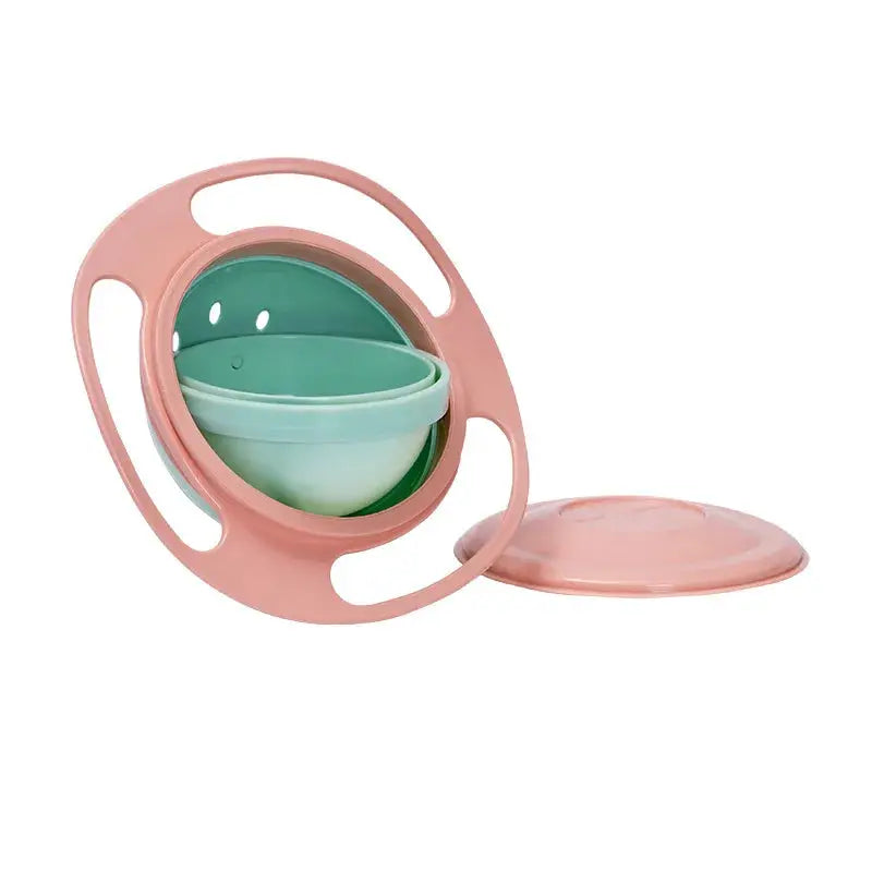 Universal Gyro Bowl Rotary Balance 360 Degree Rotation Spill Proof Feeding Dish Toy For Babies And Kids