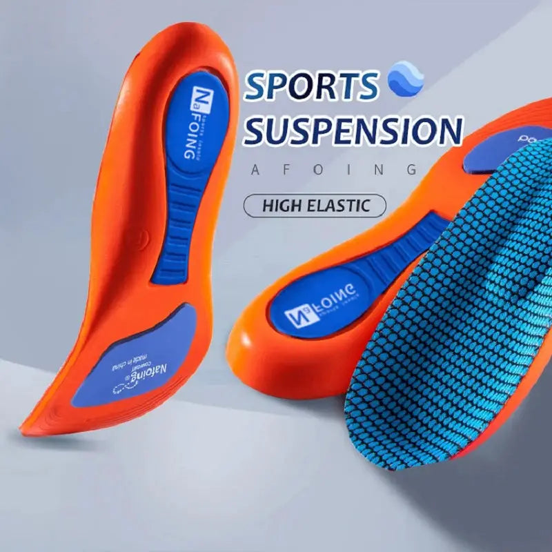 Sport Orthopedic Insoles For Men And Women EVA Memory Foam Breathable Shock Absorbing Insole For Running And Basketball