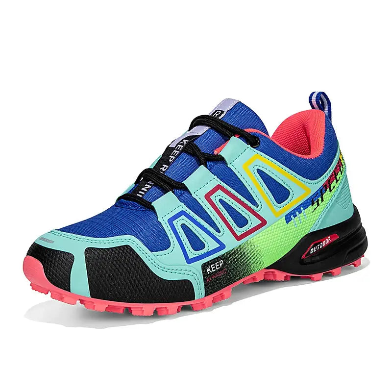Unisex Outdoor Hiking Shoes Lace Up Non Slip Lightweight Tactical Training Sports Shoes Casual Cycling