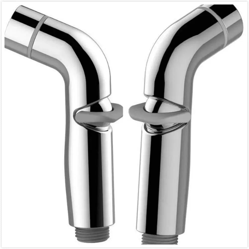 Toilet bidet sprayer set, chrome adjustable-flow health faucet hand showers, 2-piece.