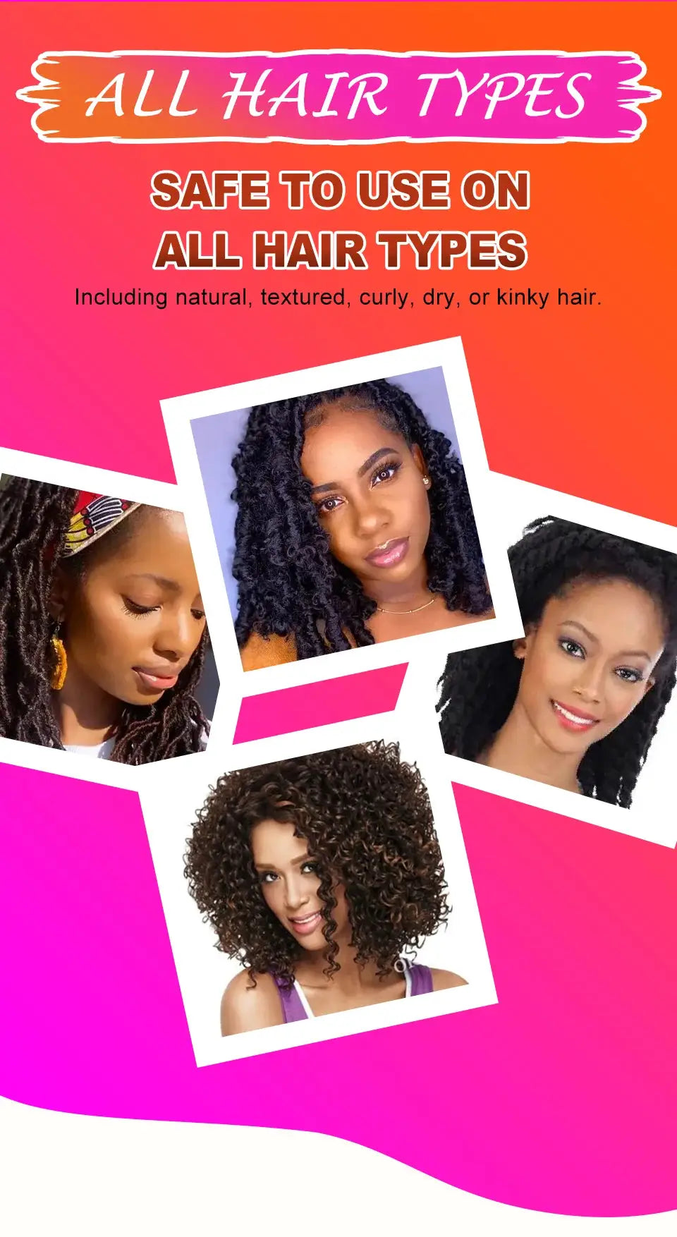 100% Natural Chebe Powder Natural Ingredients Promotes Hair Strengthens & Thickens Anti Hair Loss Hair Regrowth Treatment