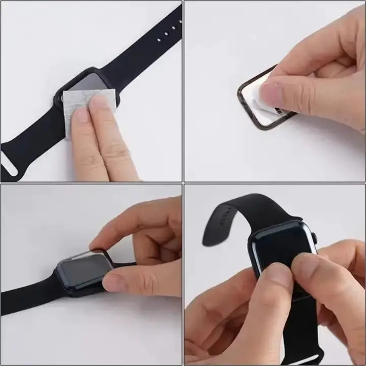 Simples Market screen protector film for Apple Watch Series 9–8–7–6/SE Ultra 2; 3D non-tempered film for 40–49mm