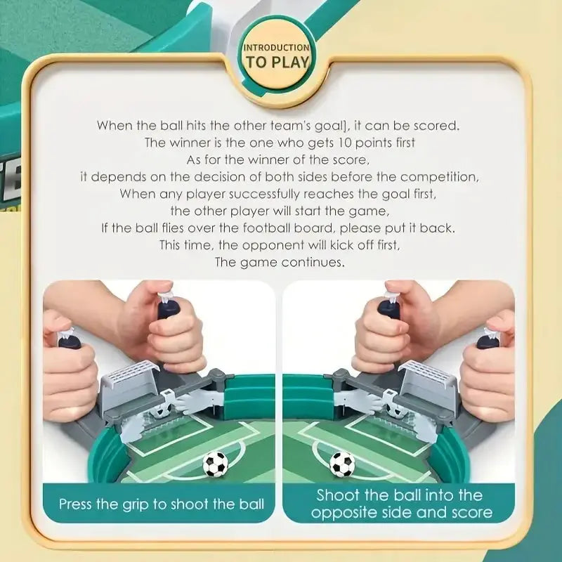 Table Football Game For Two Players Tabletop Soccer Puzzle For Parent Child Interactive Fun