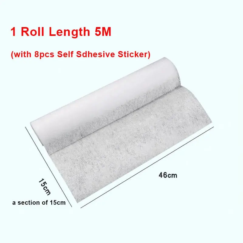 Simples Market disposable non-woven oil-proof filter paper roll for extractor hoods, 46cm x 5m