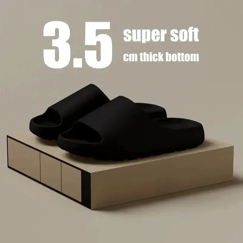 Coconut Slippers Cloud Thick Soles Sandals For Men And Women Ultra Comfortable EVA Beach Slides For Everyday Use