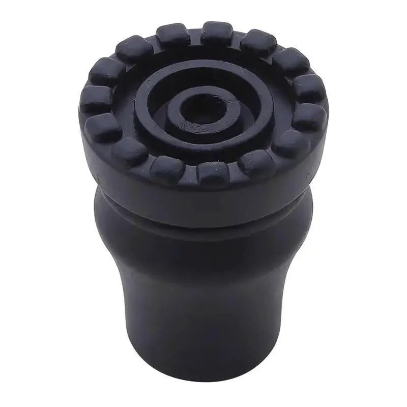 Simples Market antiskid walking stick tip pad for 16-22mm poles, black trekking cane bottom protector