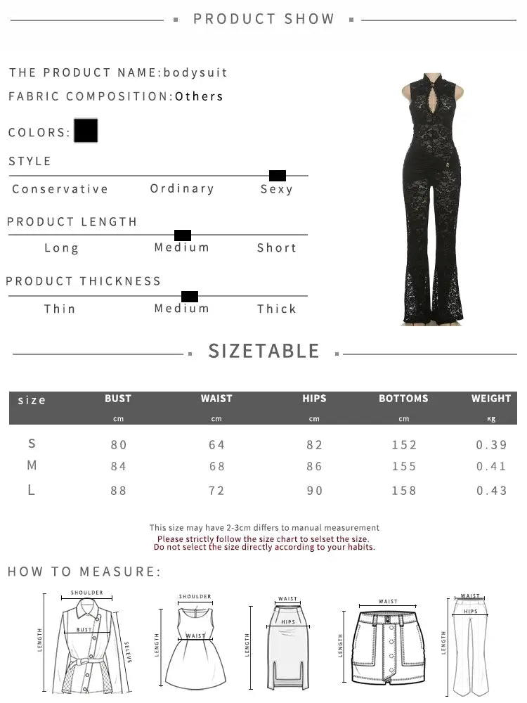 Nibber streetwear patchwork jacquard jumpsuit for women in black with ruched waist and stretch skinny fit