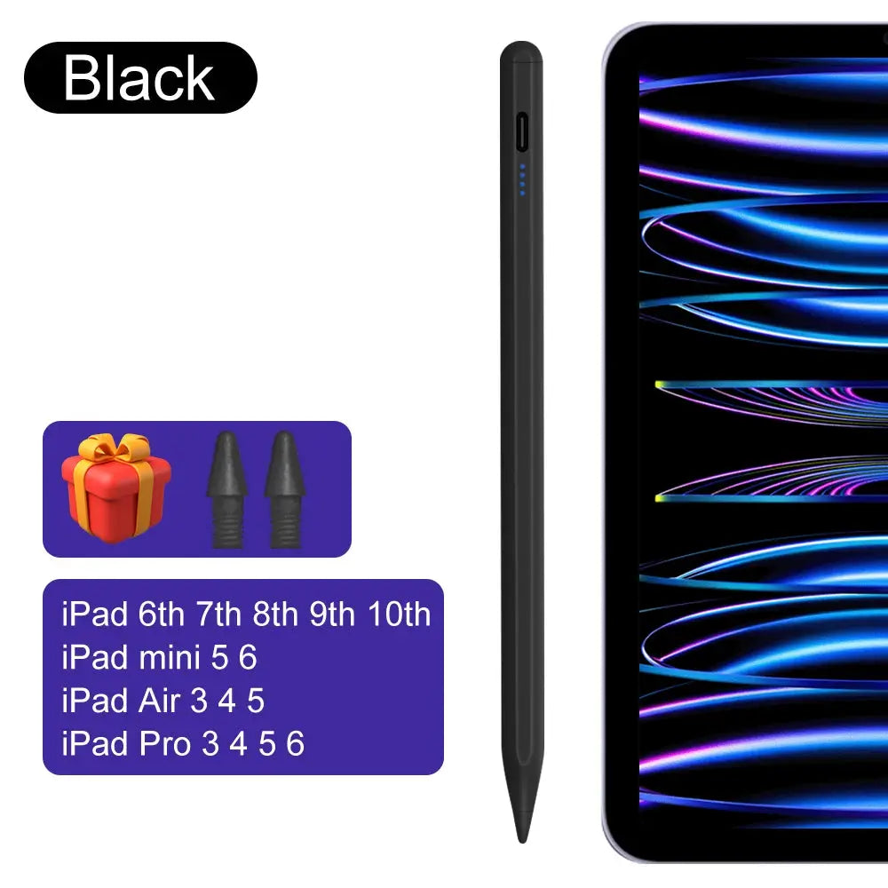 NovaTech M3 iPad Stylus Pen Palm Rejection for Pro 11 12.9 13 Air Mini 5 6 7 Type C Quick Charge 10 Hours