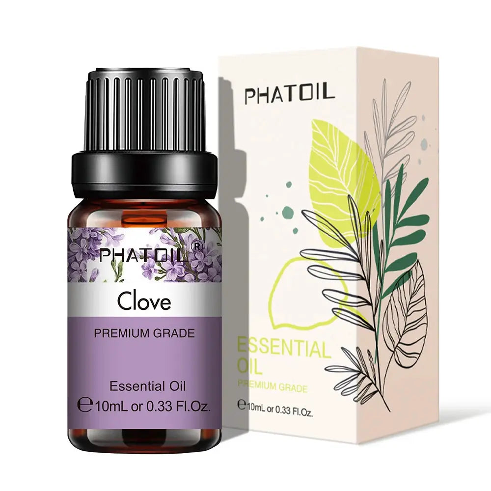 PHATOIL 10ml Natural Plant Essential Oil Eucalyptus Lavender Bergamot Vanilla Peppermint For Diffuser