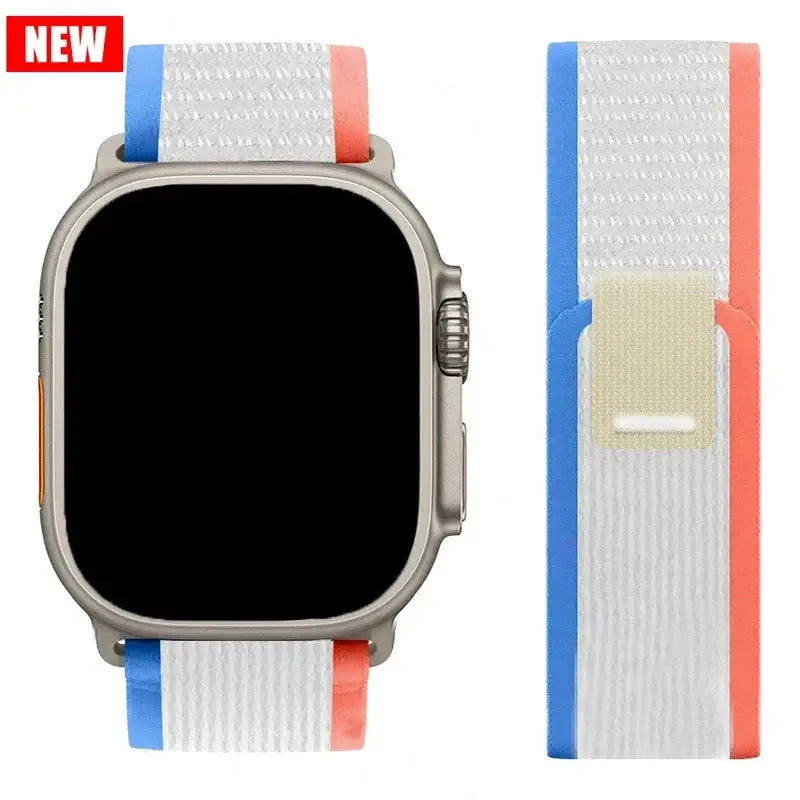 Nylon Trail loop correa For Apple Watch Ultra 2-3 49mm 45mm 44mm 42mm 46mm 41mm bracelet iWatch Series 11 10 9 8 7 6 5 SE Strap