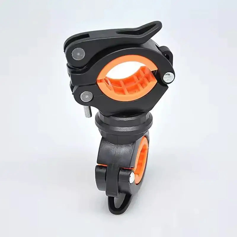 Bicycle Flashlight Holder For Mountain Bikes Night Riding Lamp Clip Secures Front Headlight