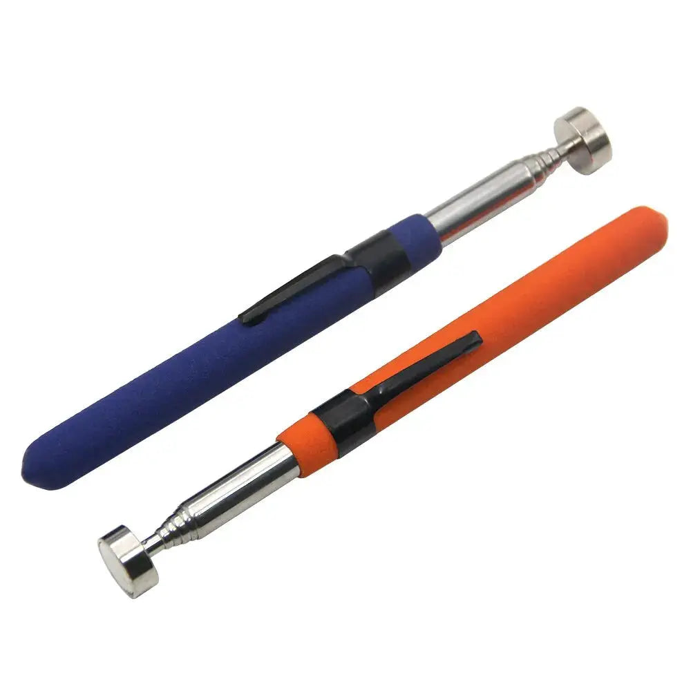 8 Pound Magnetic Retractable Pickup Tool Orange Portable Multifunctional Extractor Pen For Automotive Repair