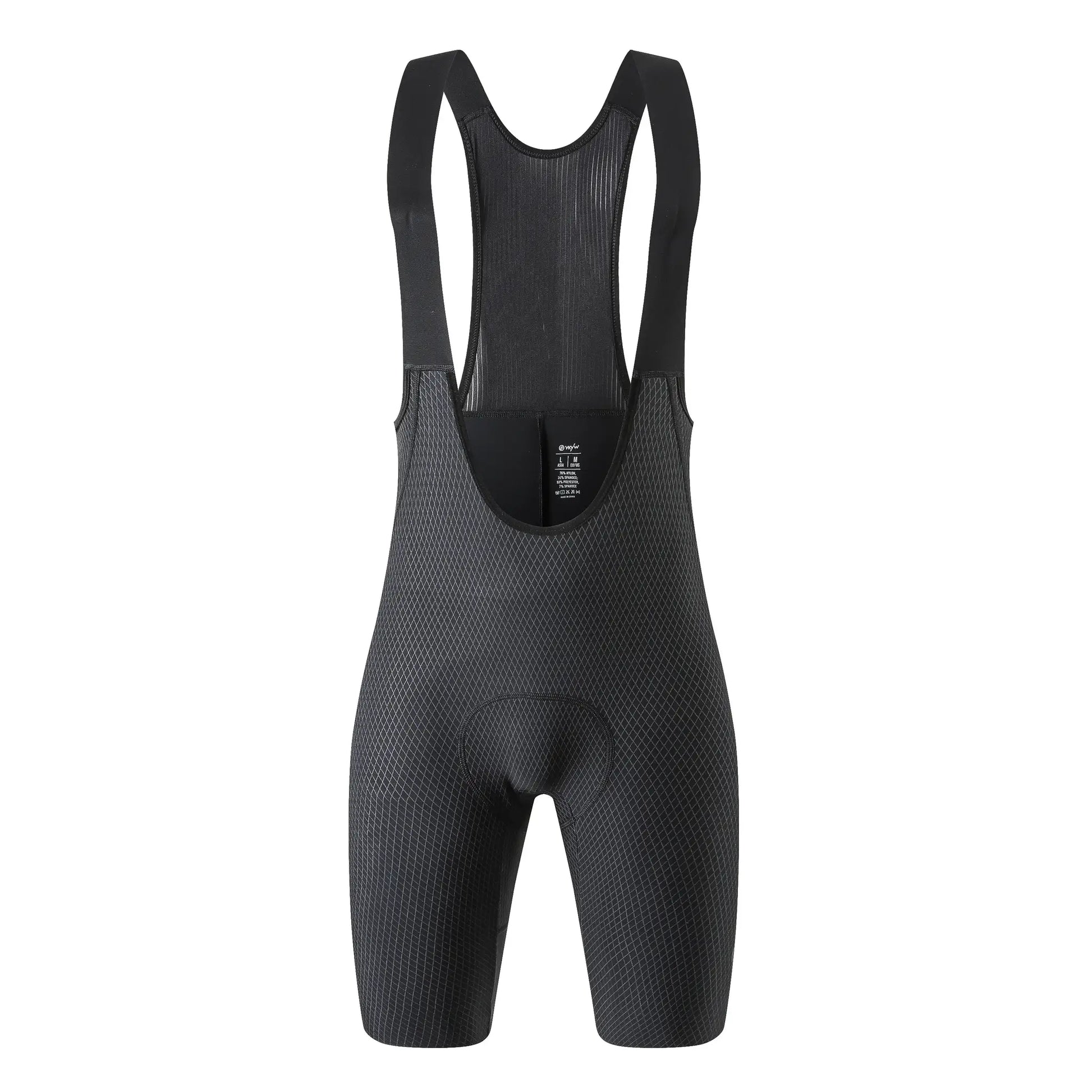 YKYWBIKE 2026 cycling bib shorts, black seamless padded shorts for long road rides