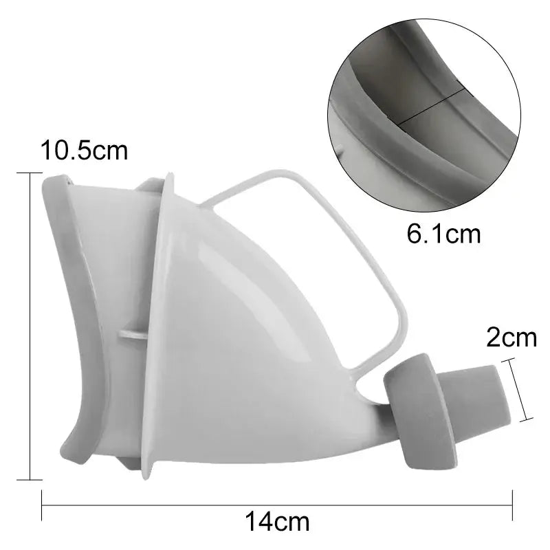 Portable Urine Toilet Aid For Car Travel And Outdoor Use Unisex Urinal Funnel For Men Women And Children Camping Toilet