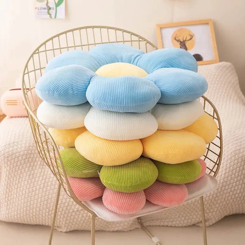35cm Colorful Flowers Plush Pillow Plant Petal Cushion Stuffed Toys For Home Decoration Gift - Simples Market