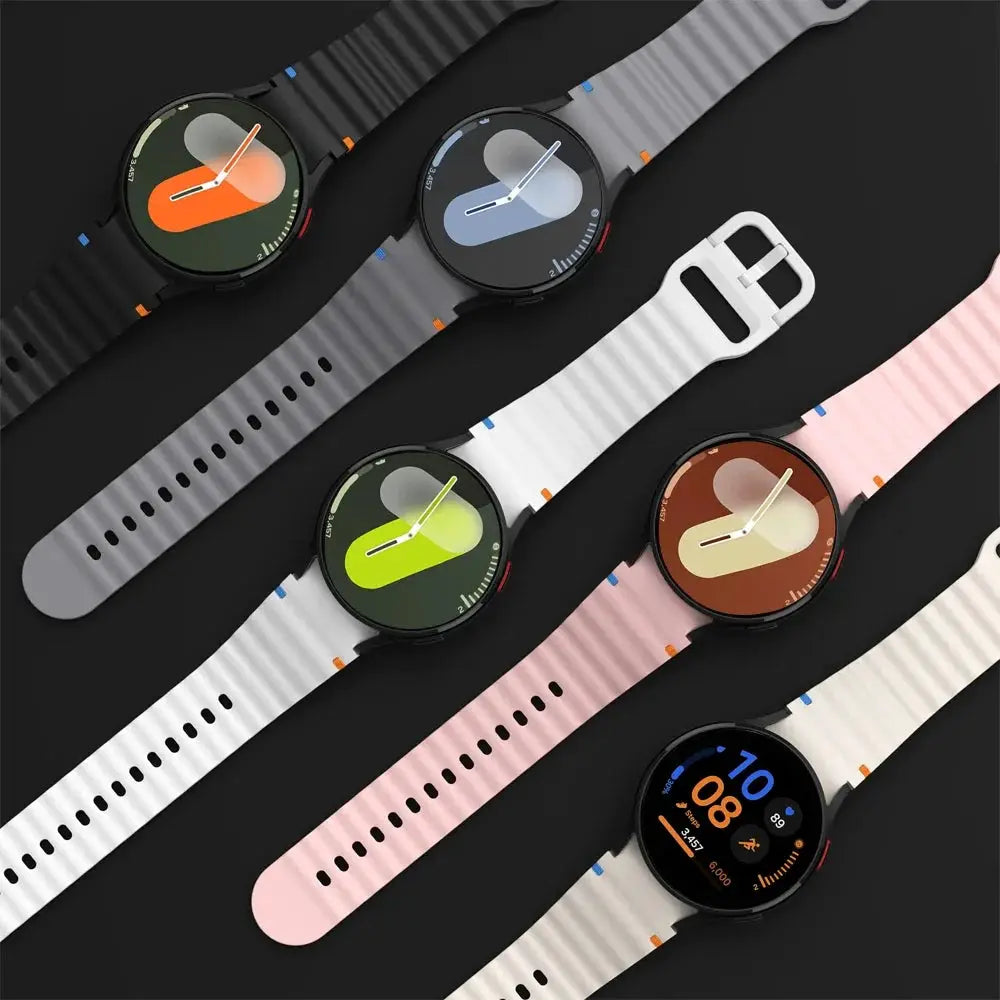 Original Simples Market silicone watch bands for Samsung Galaxy Watch 7/FE/6/5/4, 44mm/40mm, multiple color options