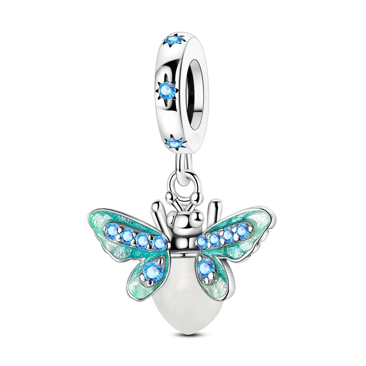925 Silver Charm Openable Nesting Doll Rose Princess Dress Pendant for Bracelet DIY Fashion Jewelry