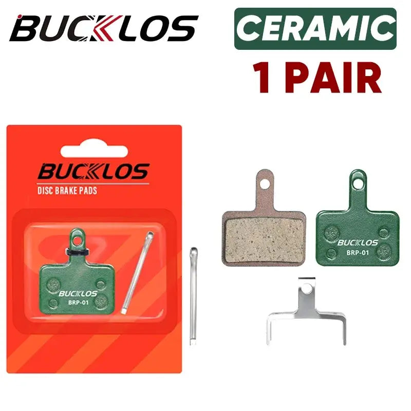 Bucklos Ceramic Hydraulic Disc Brake Pads for Shimano MT200 B01S B05S MTB Mountain Road Bike