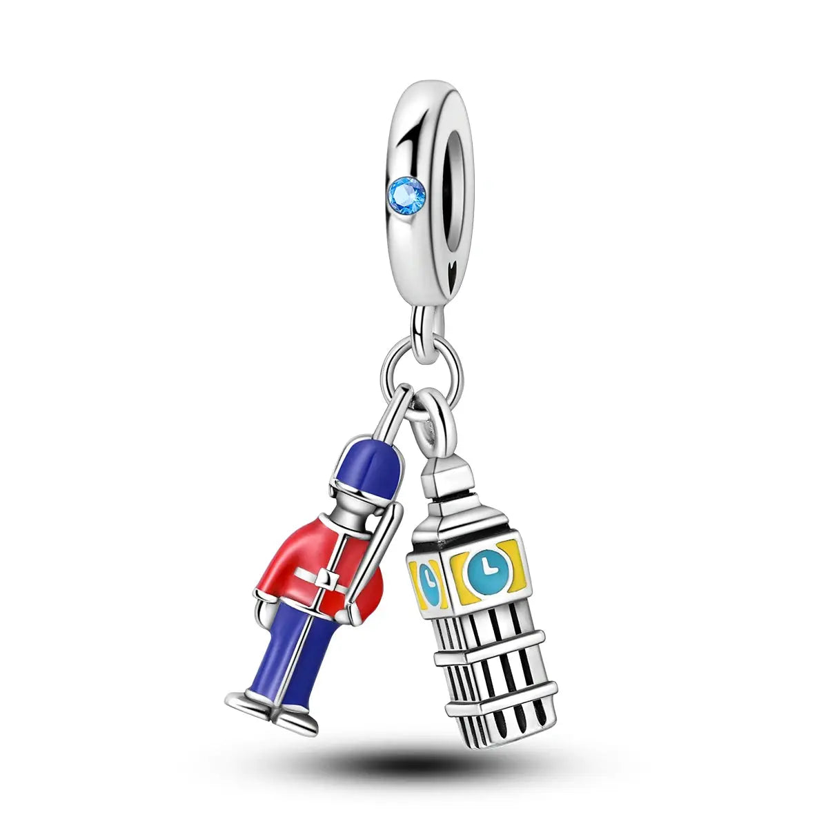 Travel Charm 925 Silver Plane Pendant Eiffel Tower Bead Charm For Bracelet Women Fashion Jewelry