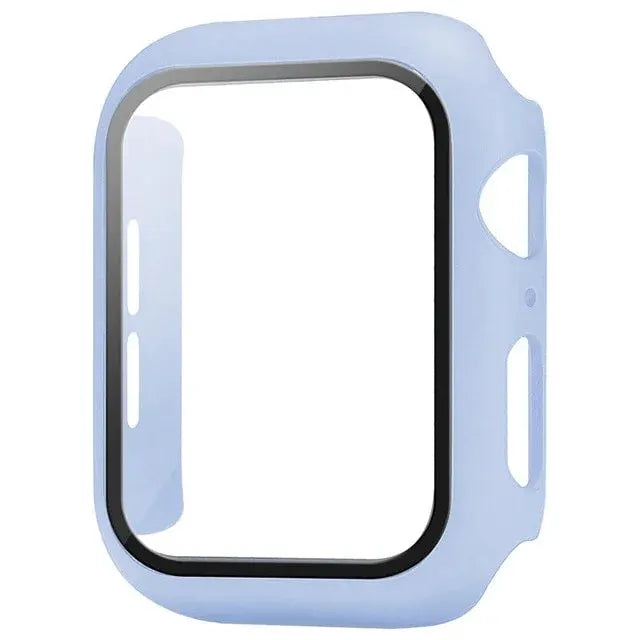 Glass+Cover For Apple Watch case 10 9 8 7 6 SE 5 iWatch Accessorie Screen Protector iWatch series 46mm 44mm 40mm 41 45mm 38 42mm