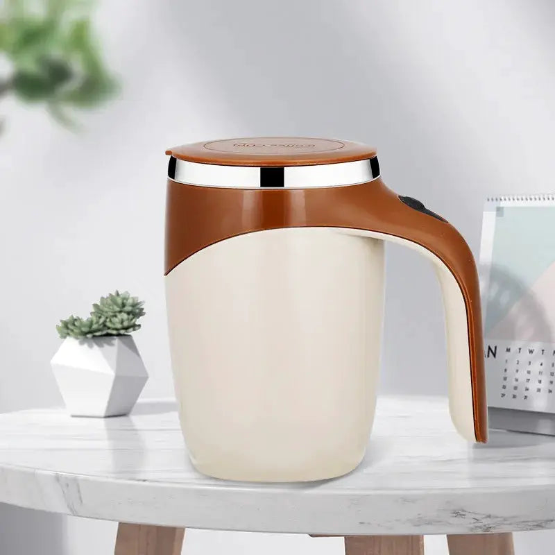 Automatic Stirring Cup Mug Rechargeable Portable Electric Stirring Stainless Steel Magnetic Base For Coffee And Tea