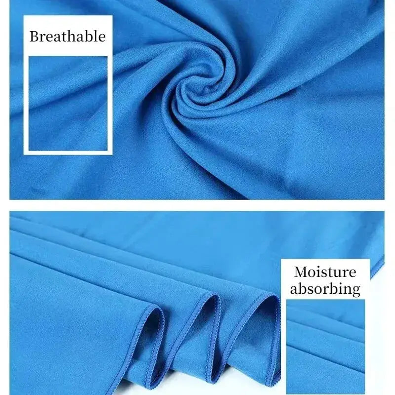 Quick-Drying Microfiber Sports Towel 40x80cm Blue Grey Green Orange for Gym, Swimming, Camping, Running, Beach