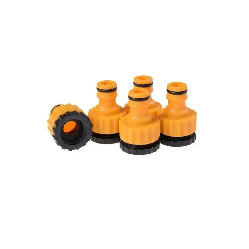 6 Pcs ABS Garden Hose Connector Set Half Inch End Double Male Hose Coupling Joint Adapter Extender For Hose Pipe