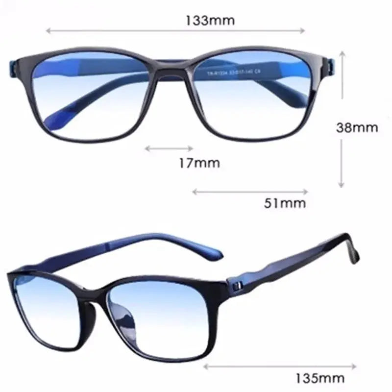 FG New Reading Glasses Anti Blue Light Presbyopic For Fatigue Free Reading And Computer Use Unisex Rectangular Frames