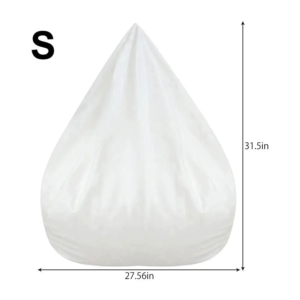Simples Market white bean bag inner liner, size S, anti-fouling, removable, without padding
