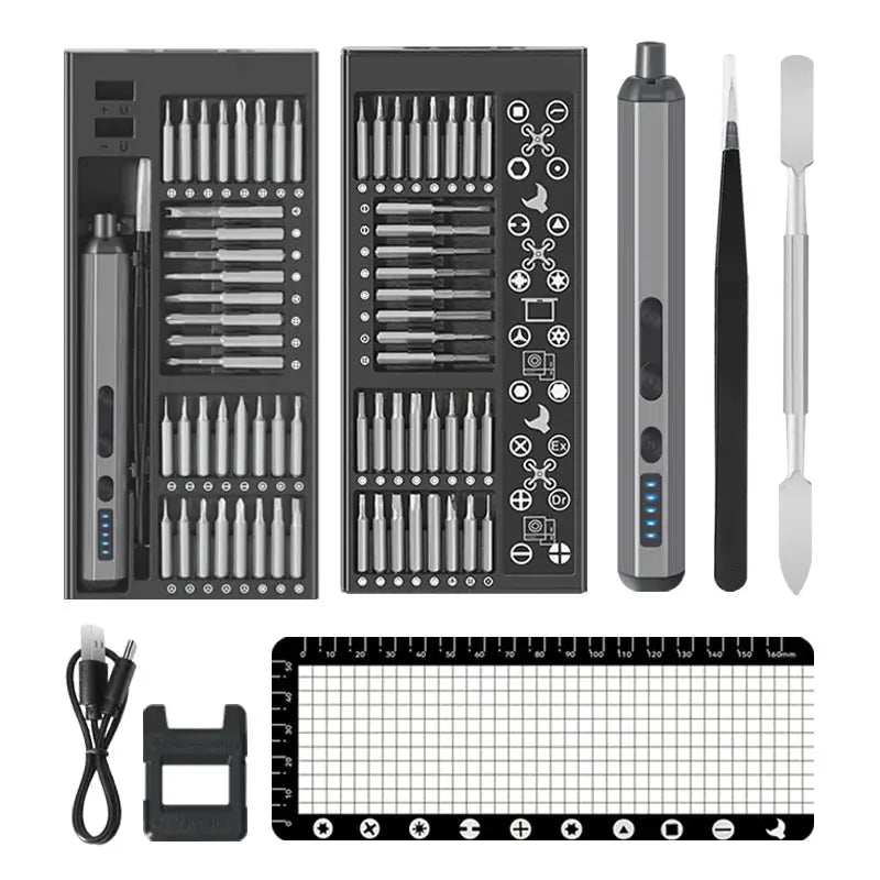 68 In 1 Precision Electric Screwdriver Set With Adjustable Torque And LED Fill Light For Mobile Phone And iPad Repair